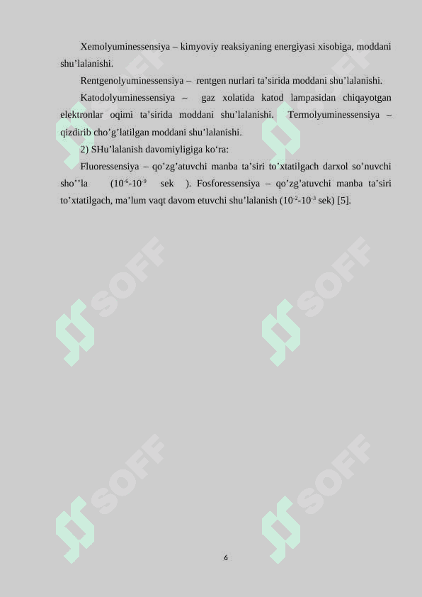 Lyuminessent metodi analiz 6