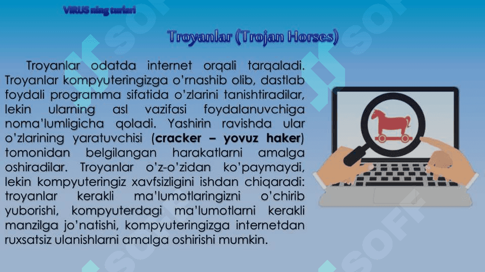 VIRUS VA ANTIVIRUSLAR 6