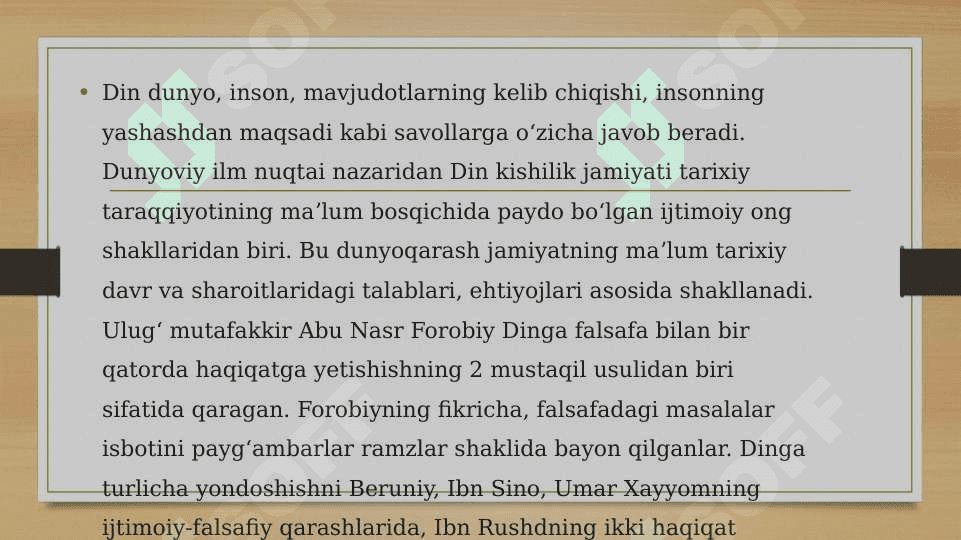 Dinlarning turlari va kelib chiqishining xududiy jihatlari 3