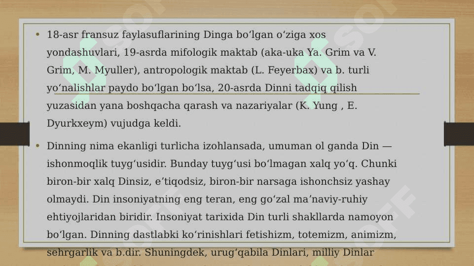 Dinlarning turlari va kelib chiqishining xududiy jihatlari 5