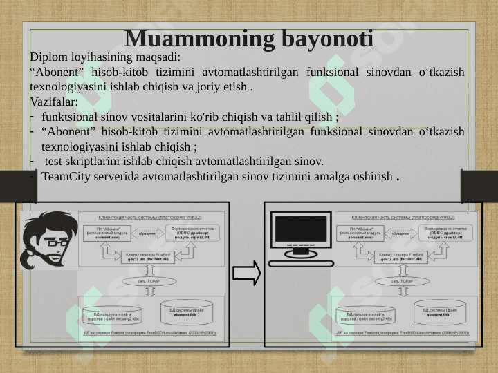 Avtomatlashtirilgan test dasturiy ta’minot 8