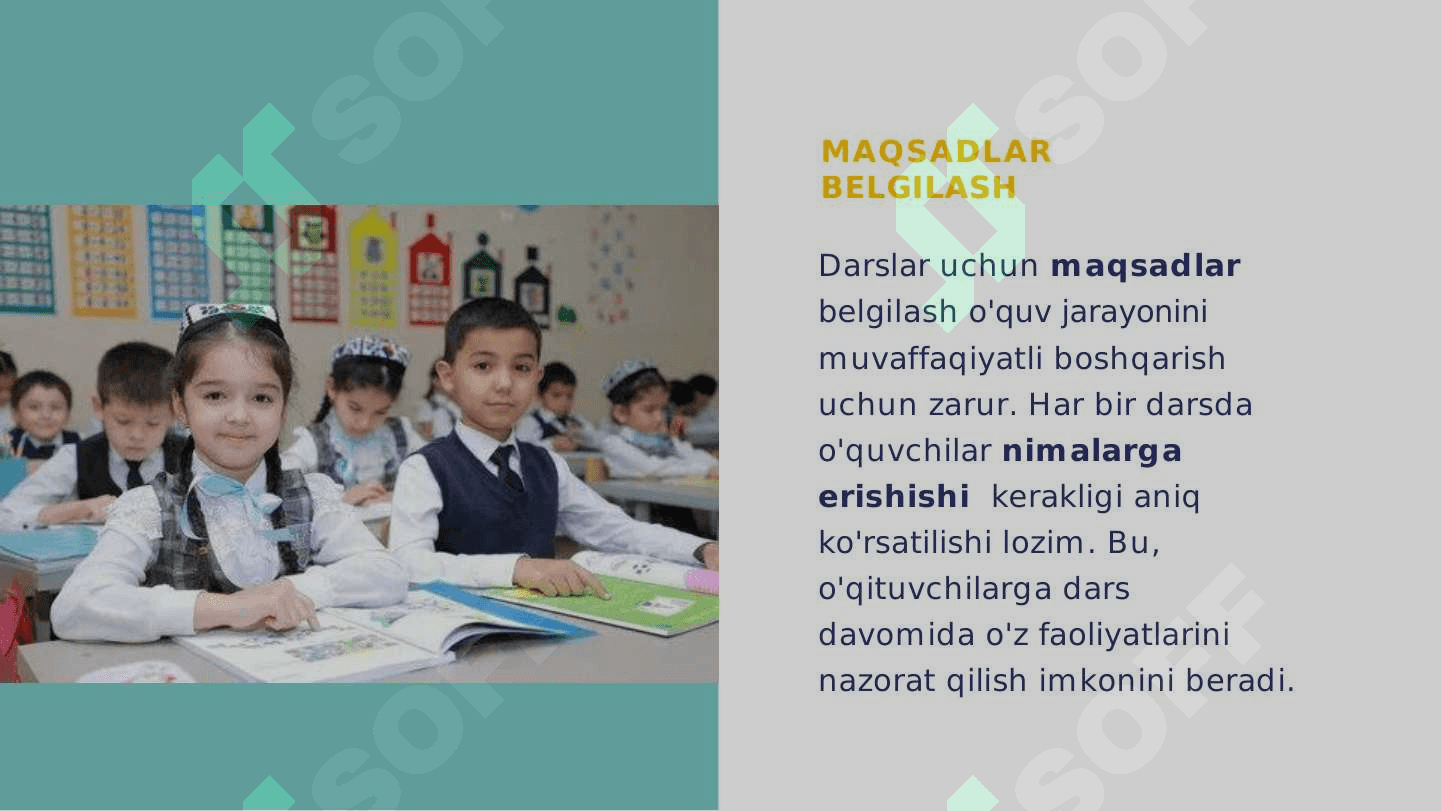 BOSHLANGʻICH SINFLARDA HUSNIXAT DARSLARINI REJALASHTIRISH 7