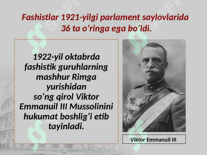 1918 – 1939-yillarda Italiya va Ispaniya 4
