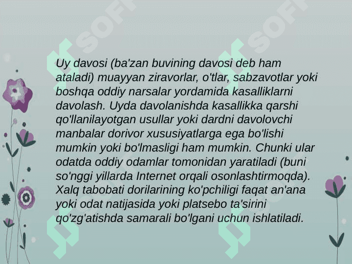 Xalq tabobatida davolash usullari.Ibn Sino davrida sharqda qo'llanilgan davolash usullari 4