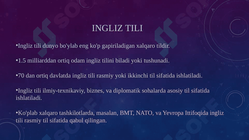 Xalqaro tillar 3