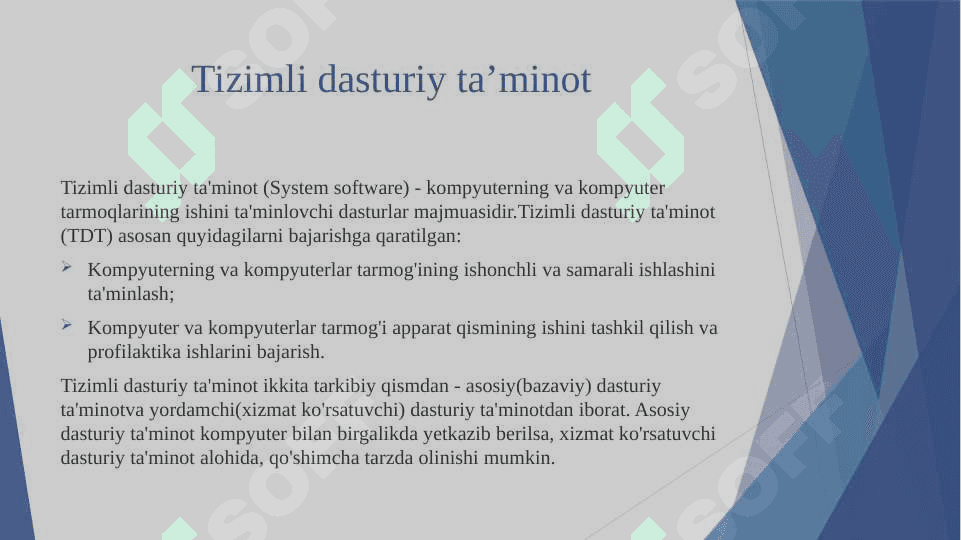 Axborot jarayonlarini amalga oshirishning dasturiy ta‘minoti 5