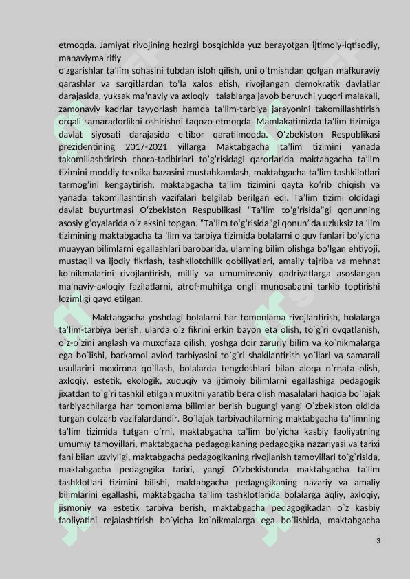 O’zbekistonda maktabgacha tali’mni vujudga kelishi 3