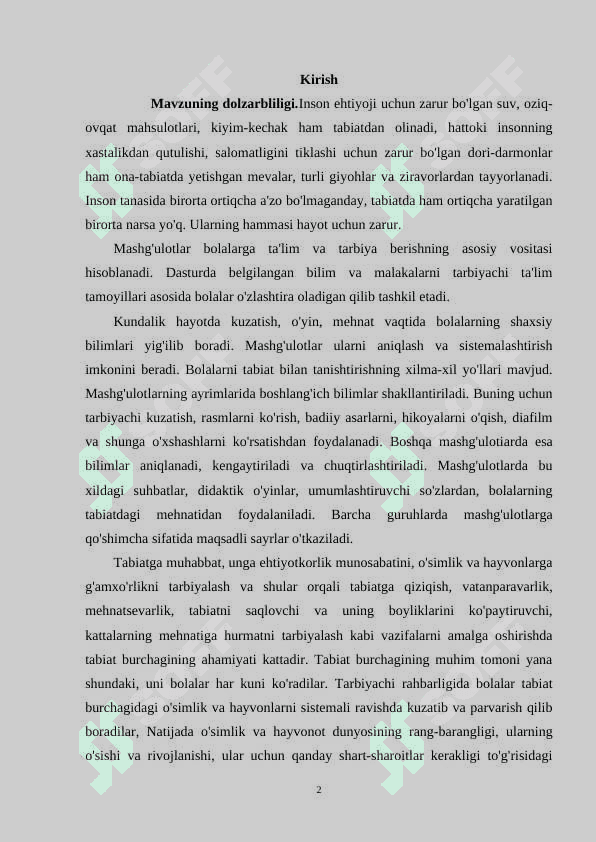 Maktabgacha ta'lim tashkilotida iqtisodiy tushunchalarni sgakllantirish usullari 2