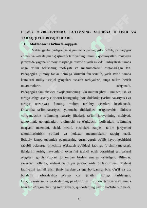 Maktabgacha ta’limning kelib chiqish tarixi 6