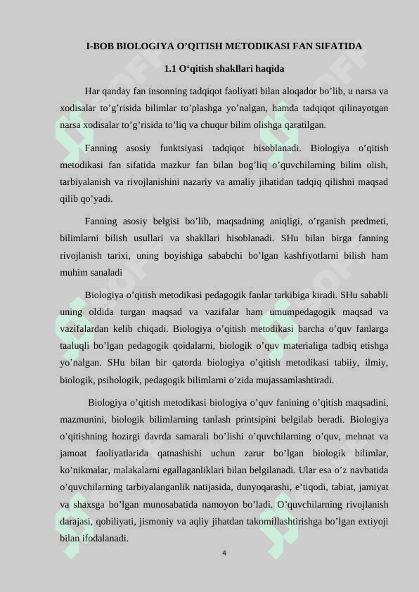 Biologiyadan olimpiada oʻtkazish metodikasi 4