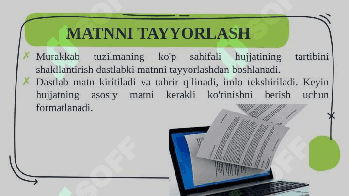 Tashkilotlarda elektron xujjatlarni shakillantirish bosqichlari 8