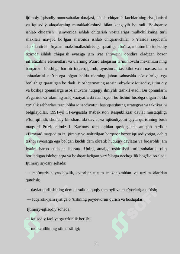 Maktabgacha ta’lim tashkiloti raxbari va uning faoliyati 8