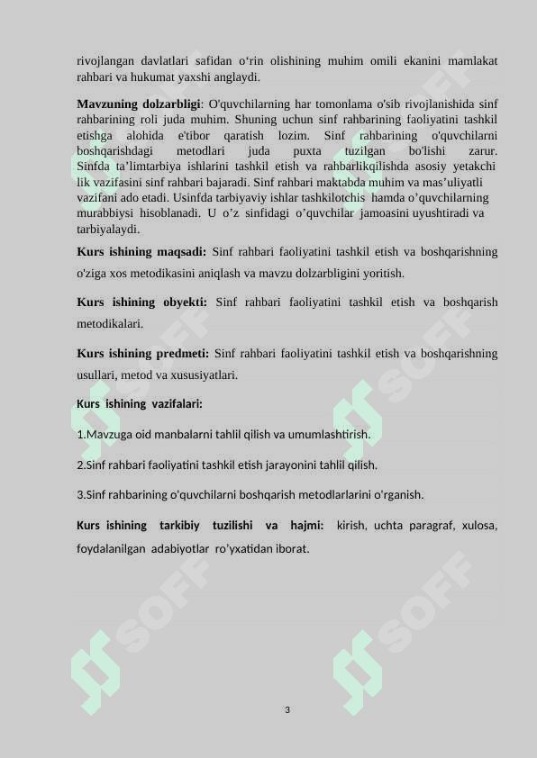 Sinf rahbari faoliyatini tashkil etish va boshqarish metodikasi 3