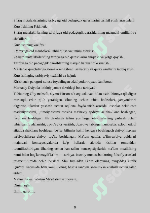 Quroni Karimda va hadislarda axloq-odob 5