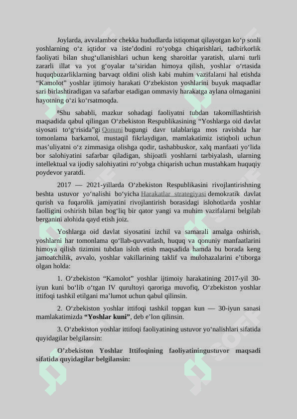 Yoshlar ijtimoiy harakati tashkilotlarining ta’lim muassasalari bilan olib boradigan faoliyati 3