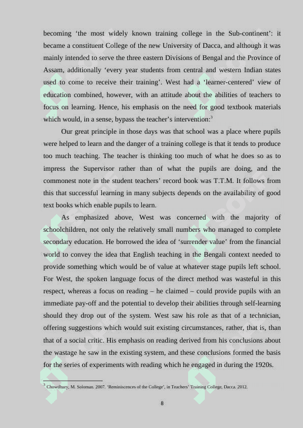 Michael west’s method, experience and effect 8