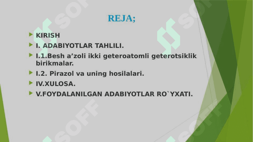 Pirazol slayd 2