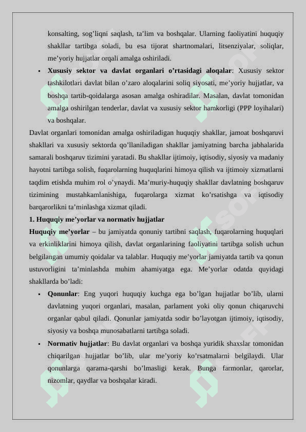 Ma’muriy-huquqiy shakllar tushunchasi.. 6