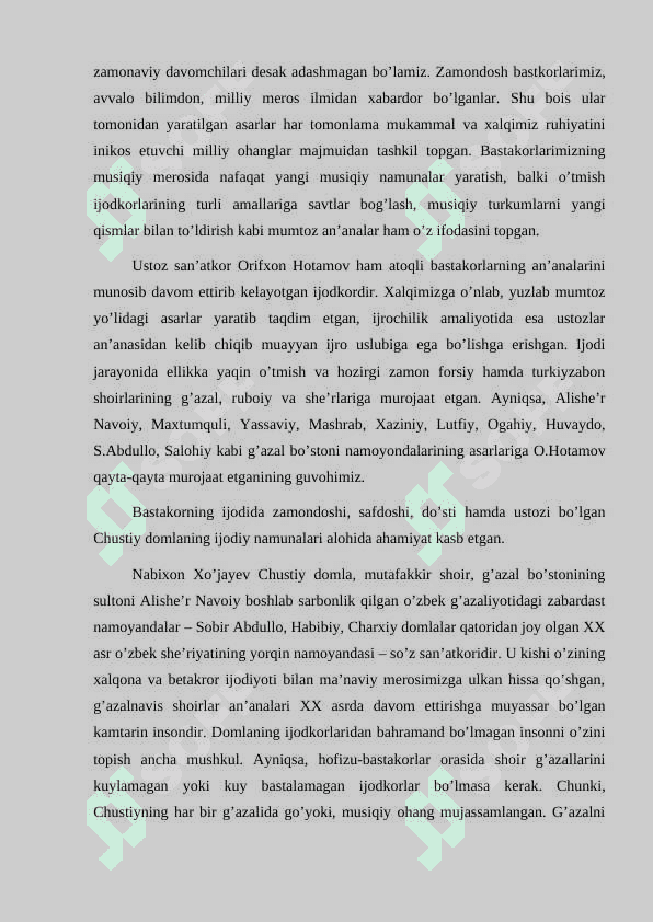 Xoji Abdulaziz Abdurasulov ijod na'munalari 5