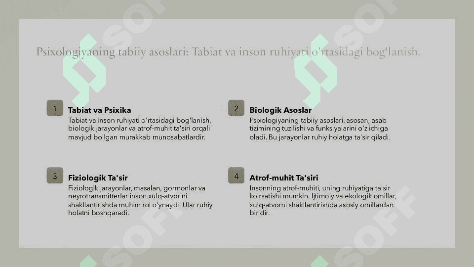Psixologiya fanining tabiiy ilmiy asoslari 3