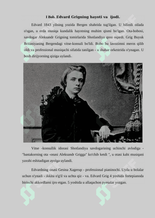 E.Grig - Norvegiya klassik musiqasining asoschisi 3