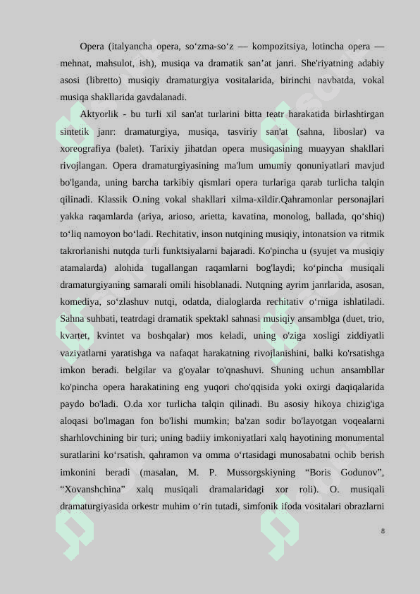Verdi operalari  musiqiy realizm cho'qissi 8