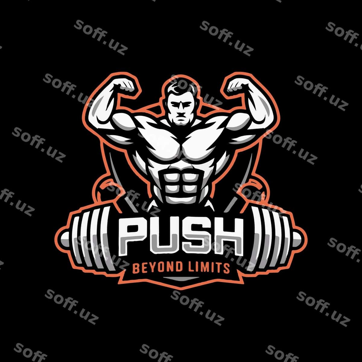 Fitness futbolka dizayn jim | Fitness t shirt design gym 1