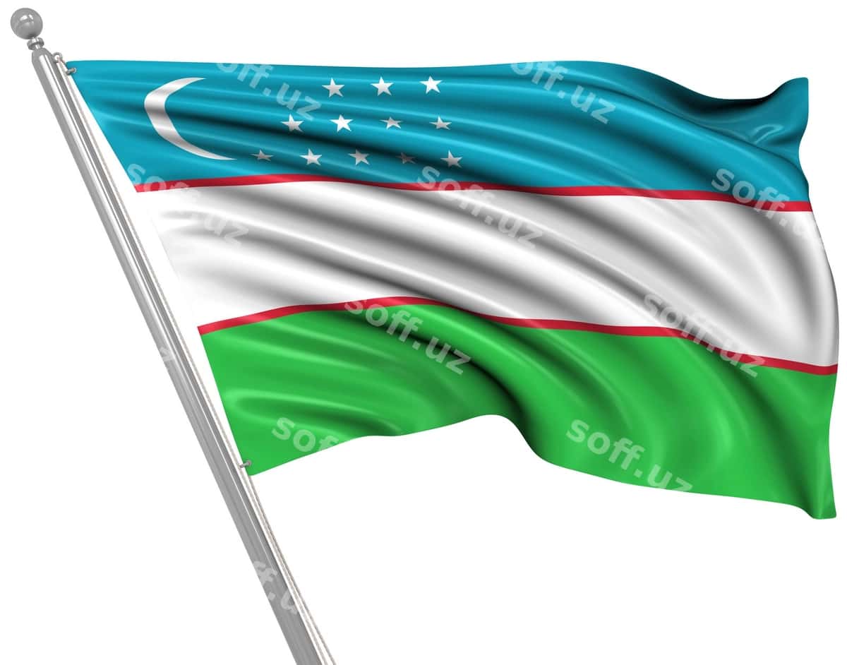 O'zbekiston bayroqi | Flag uzbekistan 1