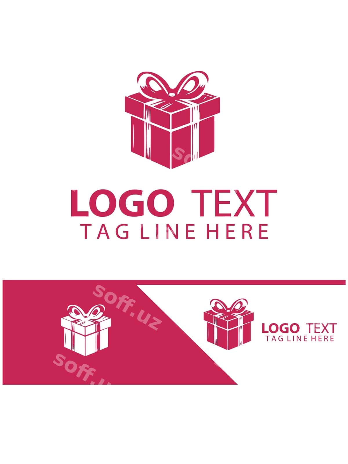 Floral sovg'a logotipi | Floral gift logo 1