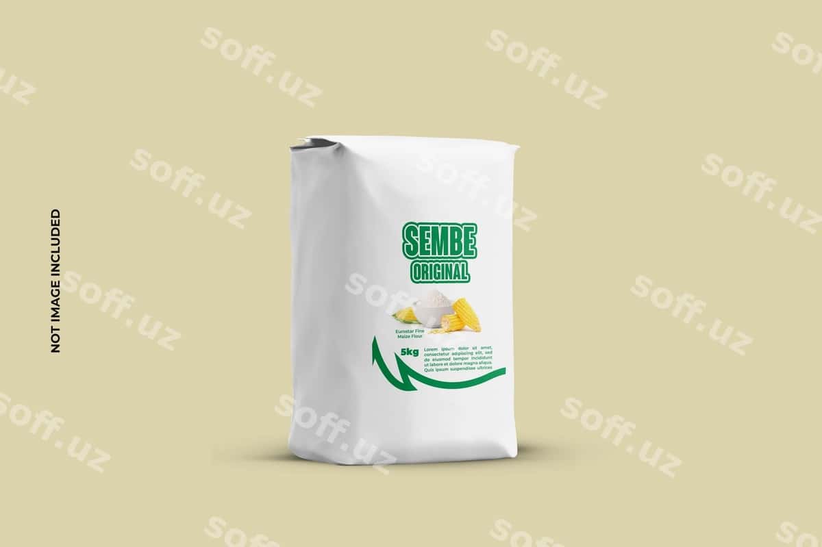 Flour package mockup | Flour package mockup 1