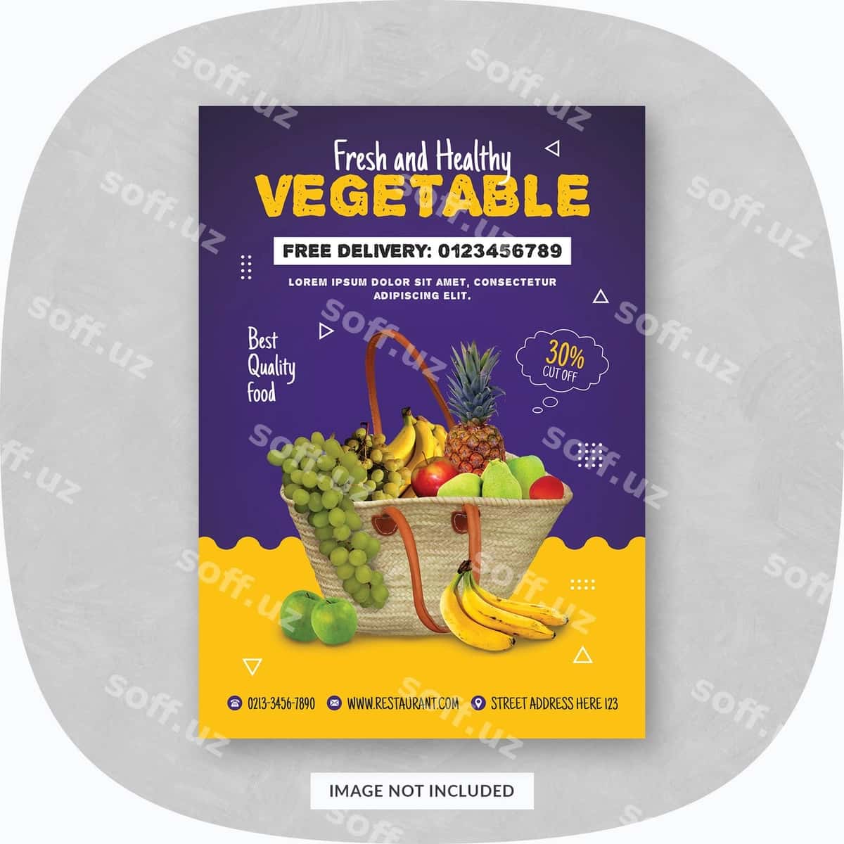 Ovqat flyeri | Food flyer 1