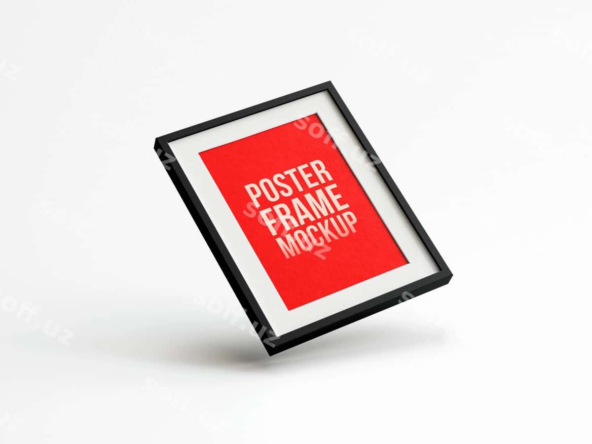 Ramka plakat maketi | Frame poster mockup 1