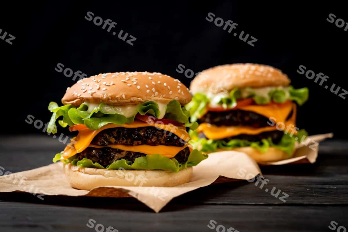Taze mazali burger | Fresh tasty burger 1
