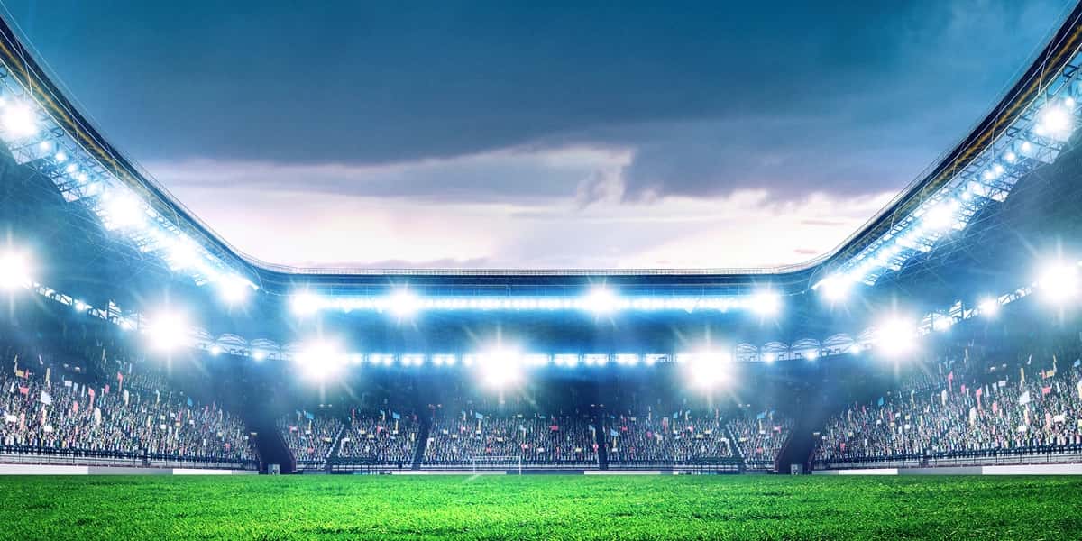 To'liq tungi futbol arenasi chiroqlari miltillaydi | Full night soccer arena lights flashes 1