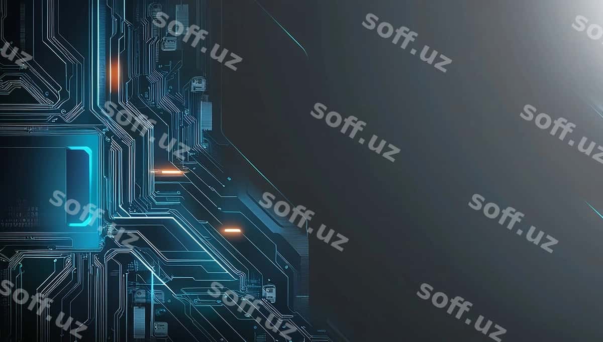 Kelajakchi IT texnologiyasi orqa fon | Futuristic it technology background 1