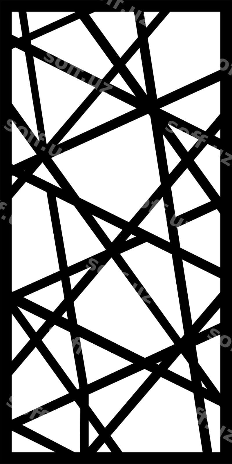 Geometrik dekorativ naqsh | Geometric decorative pattern 1