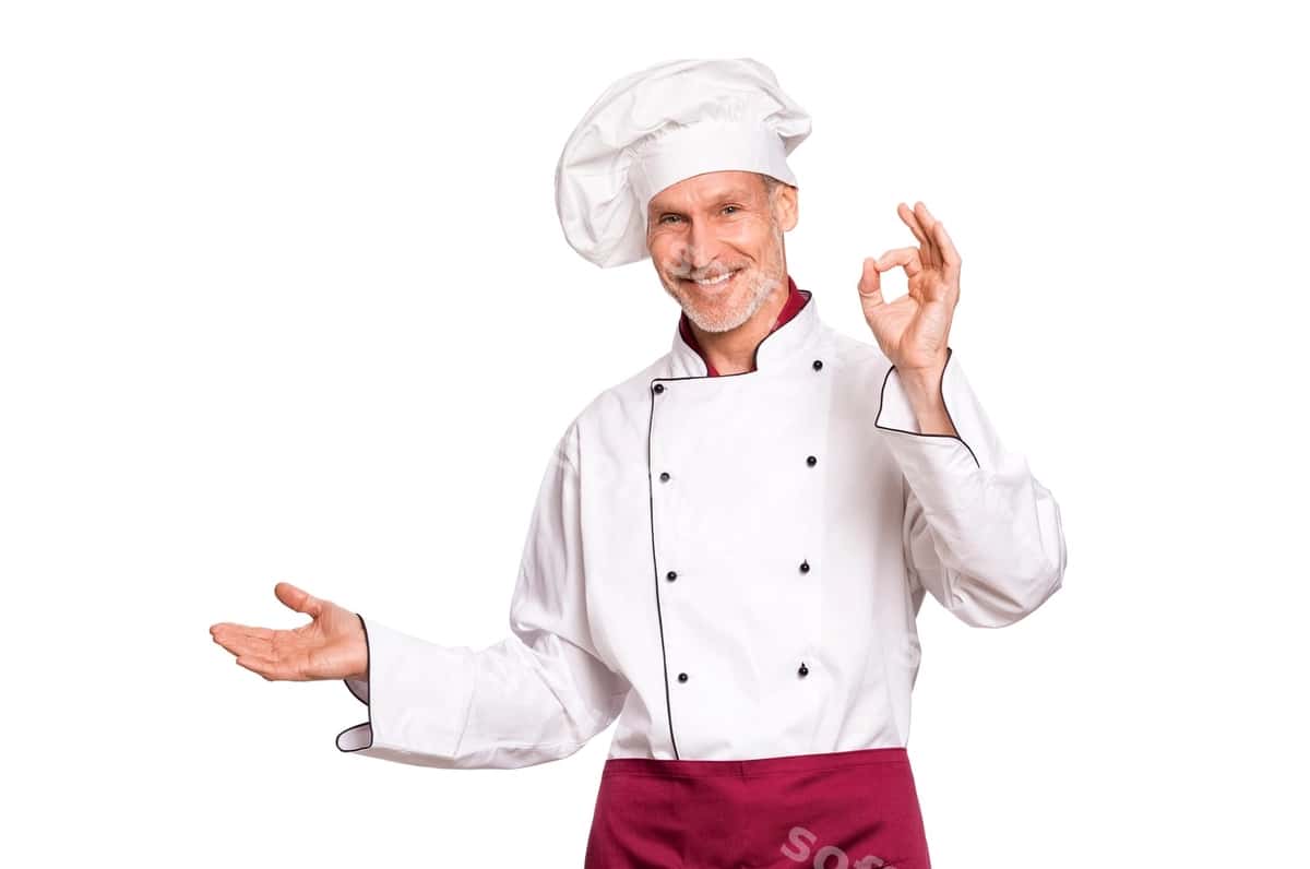 Baxtli oshpaz ishora qilmoqda | Happy chef pointing 1