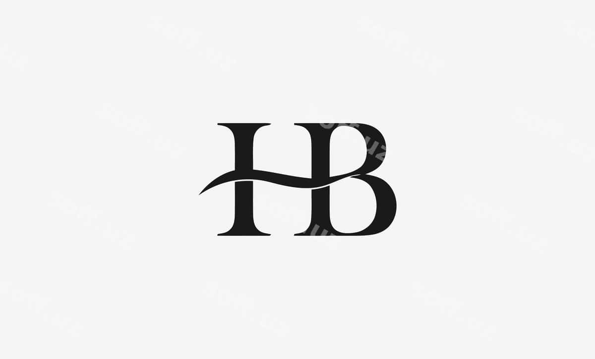 Hb monogramma logo dizayni | Hb monogram logo design 1