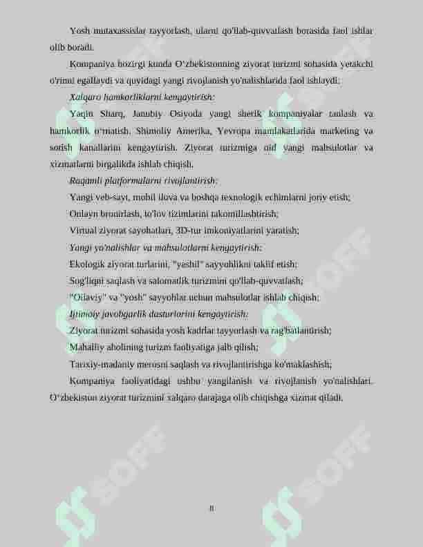 ”Ziyaratour” turagentligining shakillanish tarixi 8