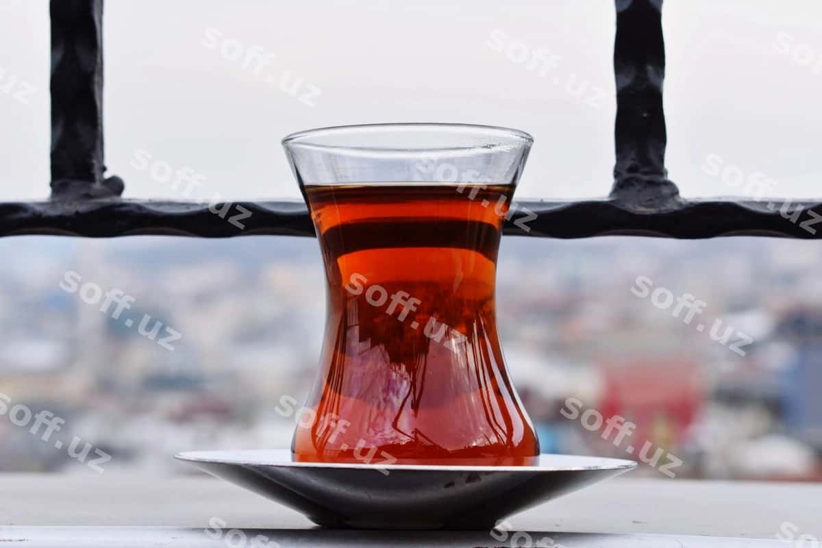 Bitki choyi stagani deraza chet | Herbal tea glass window sill 1