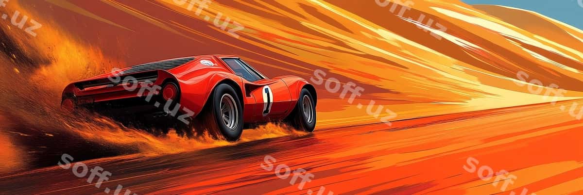 Yuqori tezlikdagi poyga cho'l trassasi | Highspeed race desert track 1