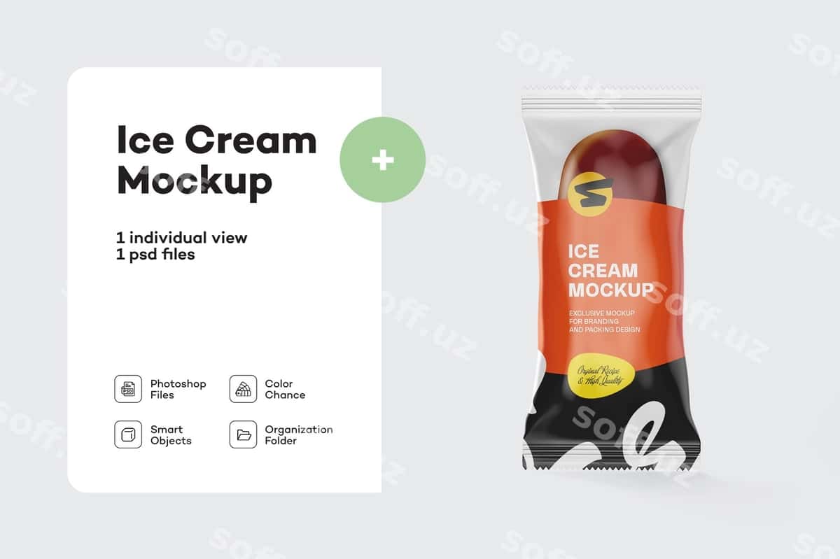 Muzlatma bar namunasi | Ice cream bar mockup 1