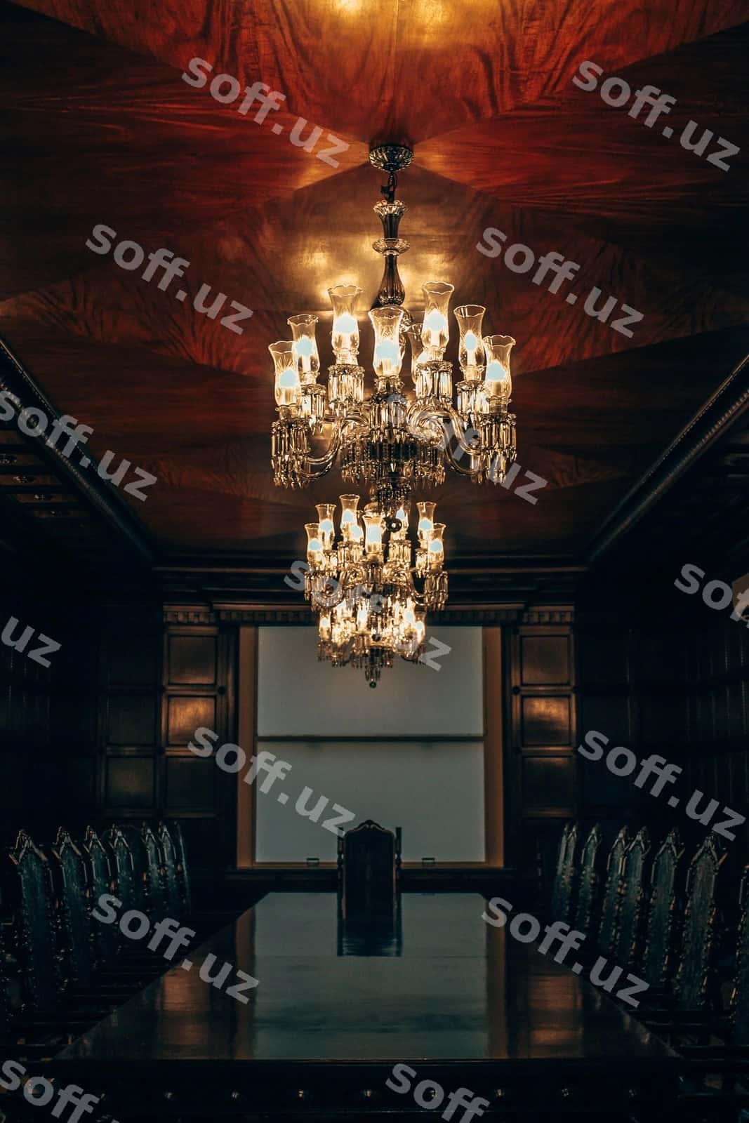 Yoritilgan qandil | Illuminated chandelier 1
