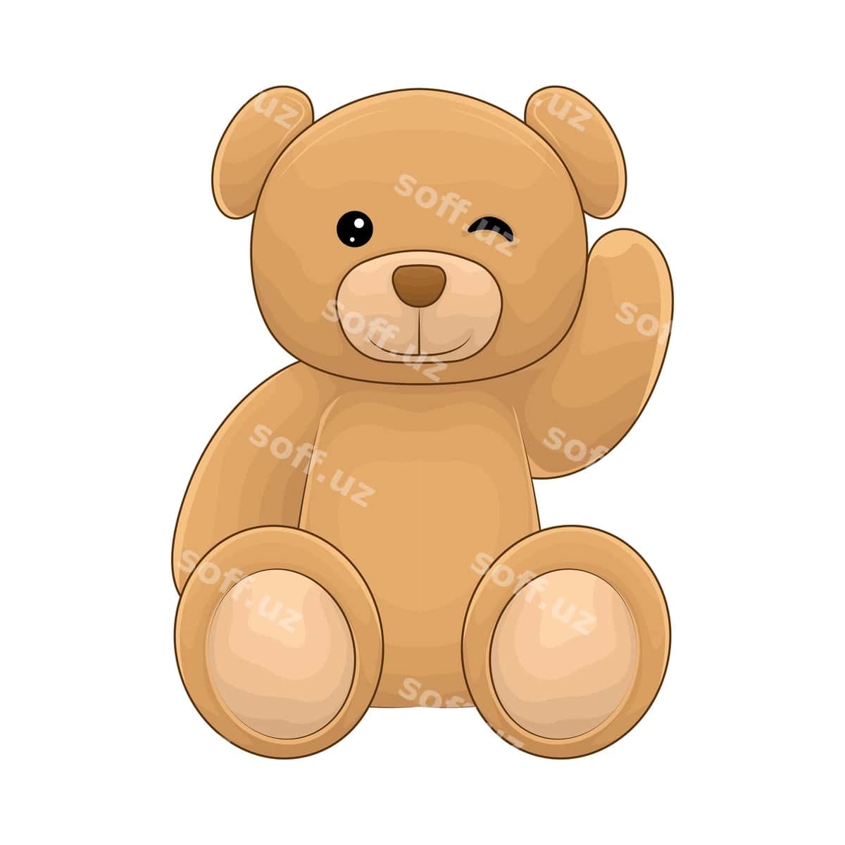 Tasvirli ayiq | Illustration bear 1