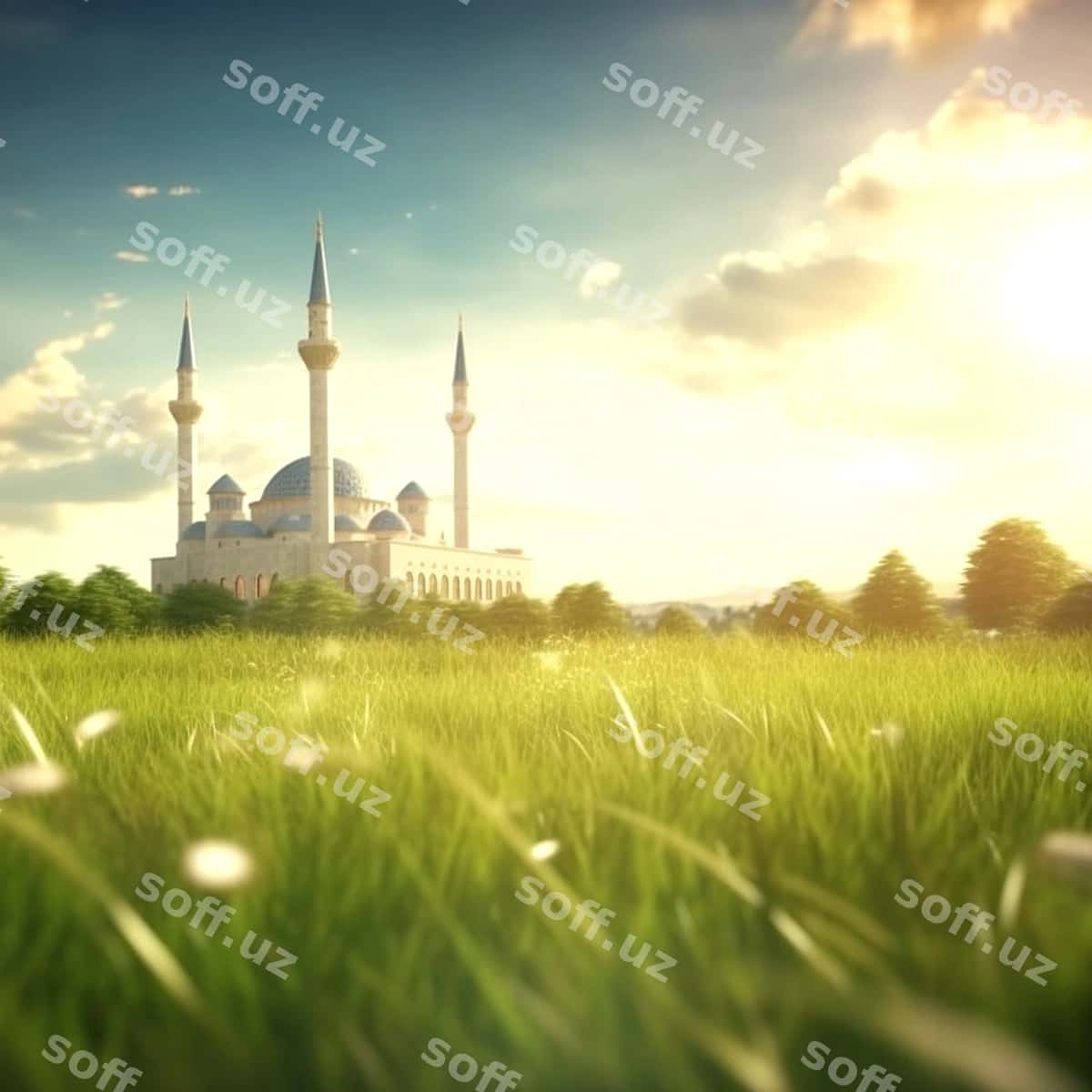 Illustratsiya masjidi | Illustration mosque 1