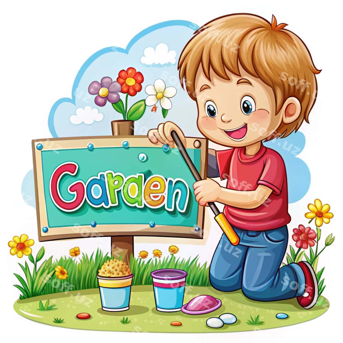 Illustratsiya rasm faoliyati | Illustration painting activity 1