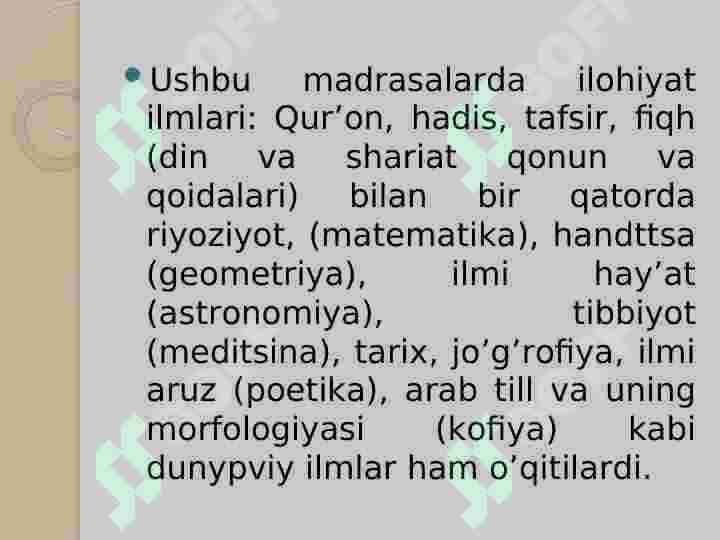 ilm fan ravnaqi tarixi 7