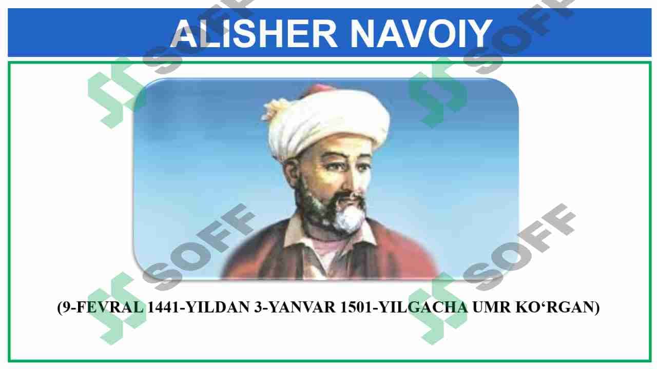 ALISHER NAVOIY 3