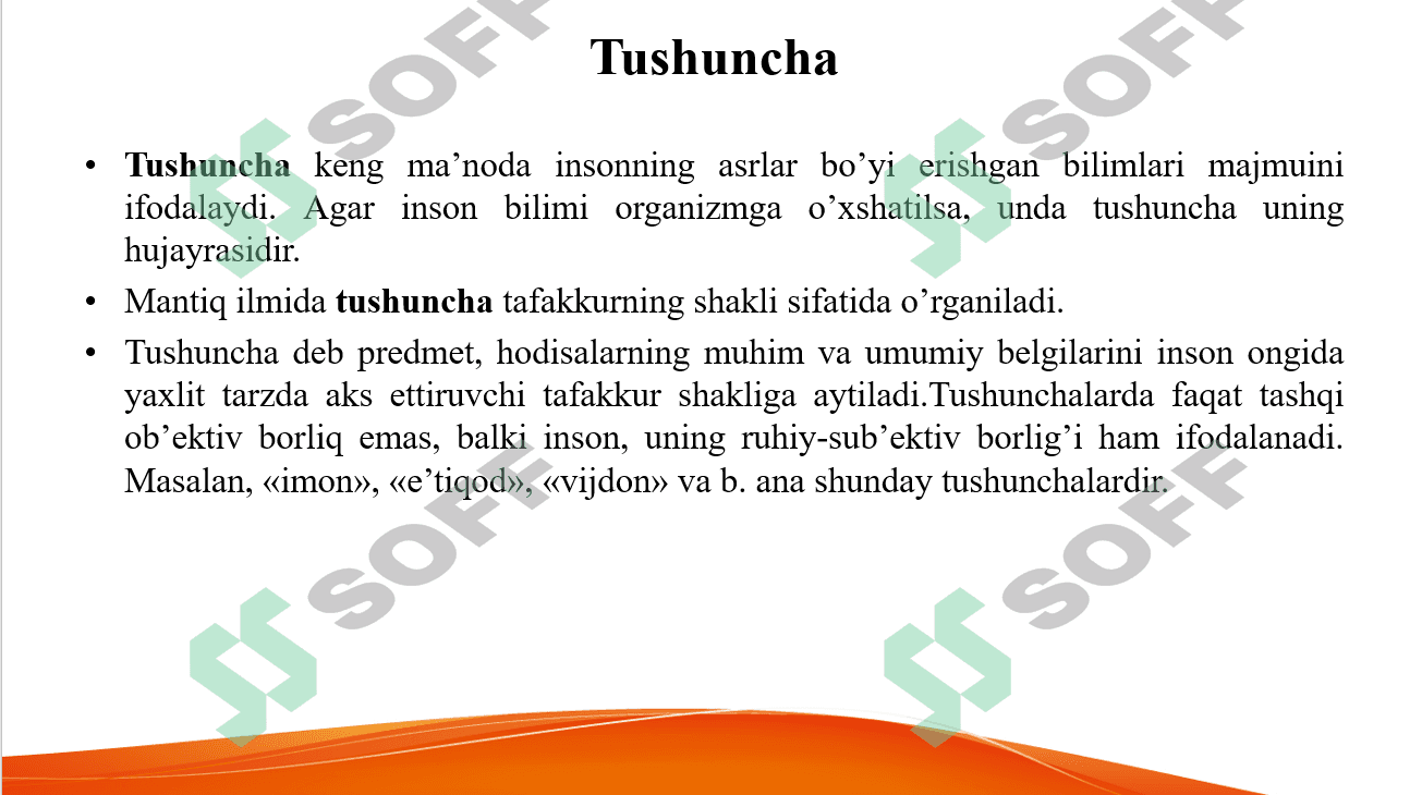 Tushuncha va hukm 2
