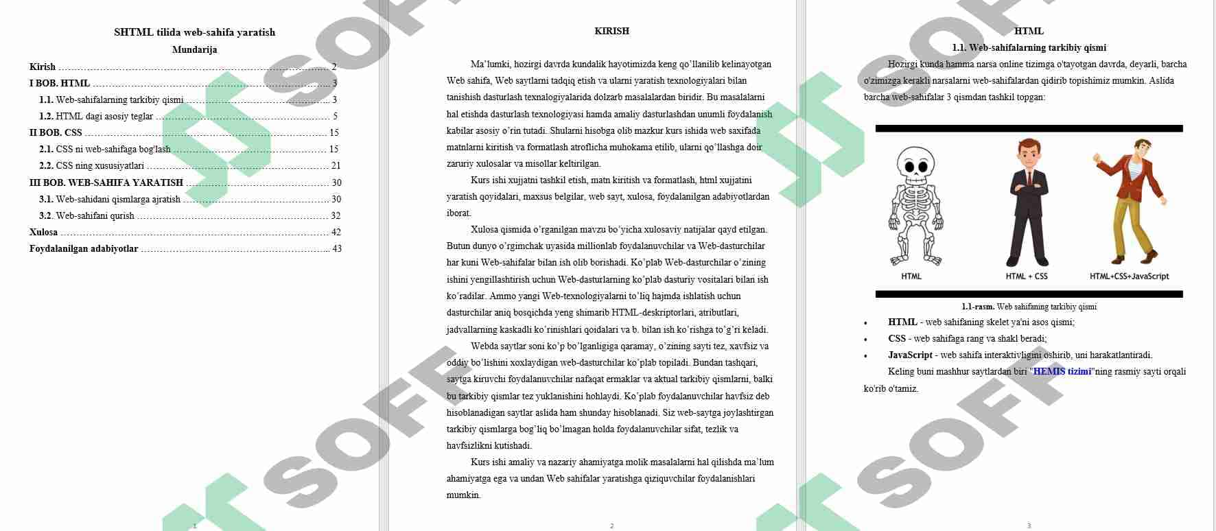 HTML tilida web-sahifa yaratish 1